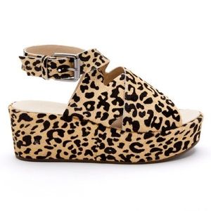 MATISSE x AMUSE SOCIETY Platform Cheetah Sandal